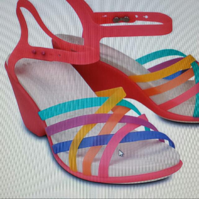 crocs women's huarache wedge