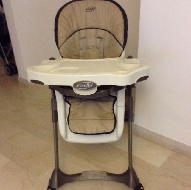 Evenflo easy fold top high chair