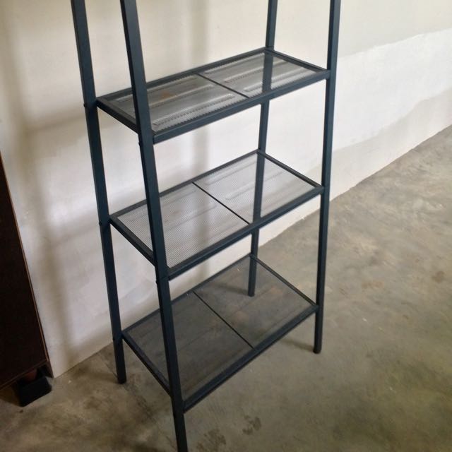 IKEA Grey 4tier Metal Shelf, Furniture & Home Living, Furniture