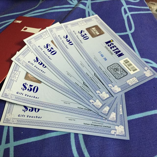 Isetan Gift Voucher Everything Else On Carousell