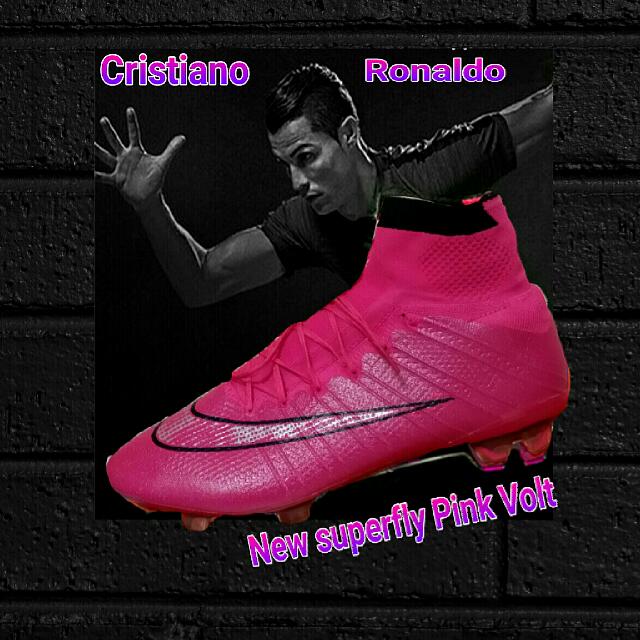 Pink ronaldo outlet boots