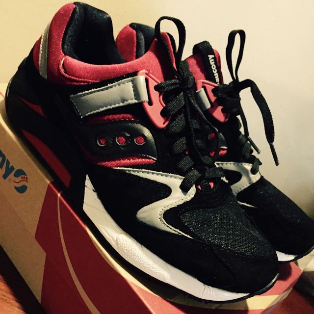Saucony grid discount 9000 black red
