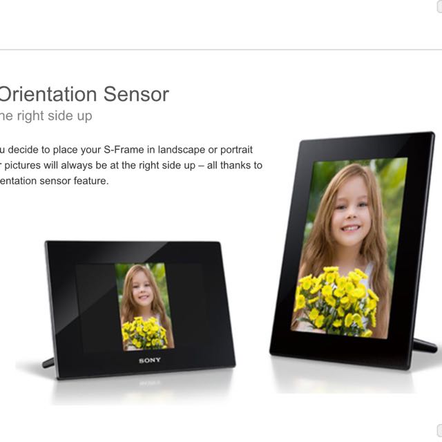 Sony SFrame Digital Photo Frame, Furniture & Home Living, Home Decor