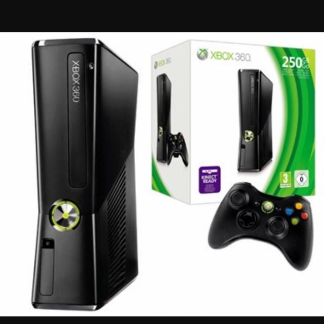 Xbox 360 Slim 250gb Toys Games On Carousell