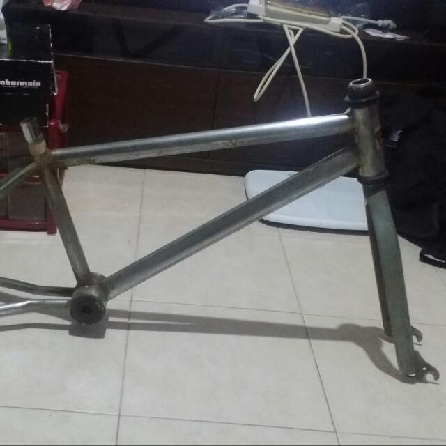 Old school bmx frame and forks cheap