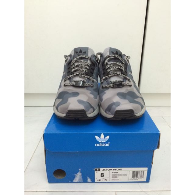 Adidas zx flux decon blue camo clearance