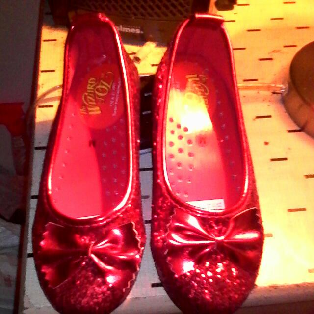 Girls red dorothy shoes best sale