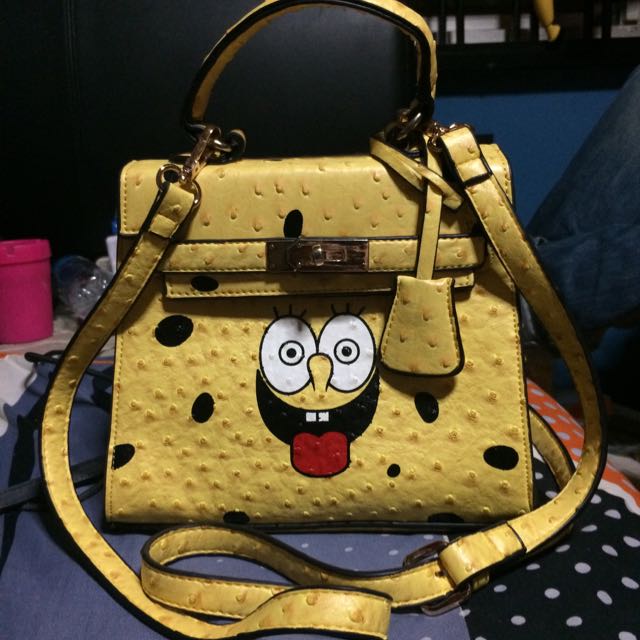 moschino spongebob backpack