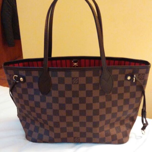 Authentic Louis Vuitton (LV) Never Full Bag In Small Size, Luxury on Carousell