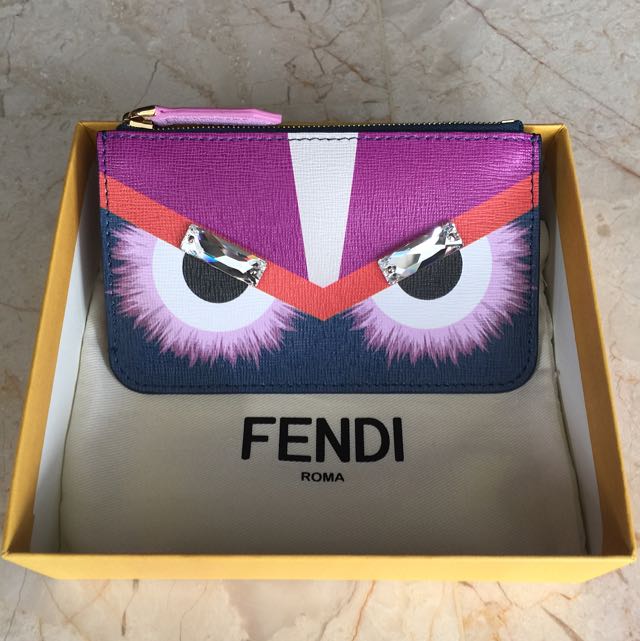 Fendi monster key pouch shop