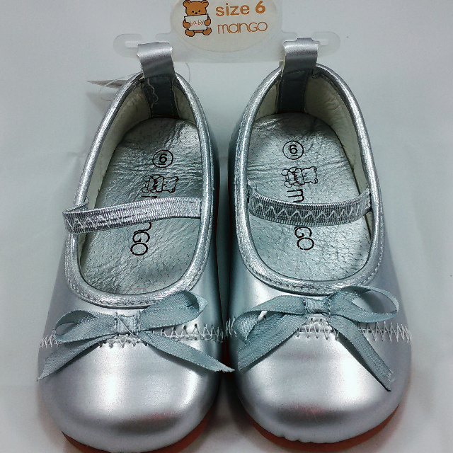 mango silver shoes
