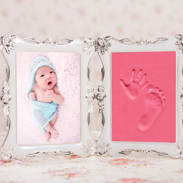 hand and foot clay print frame