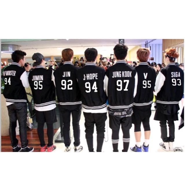 bts letterman jacket