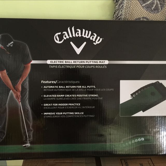 Callaway Electric Ball Return Putting Mat Sports On Carousell