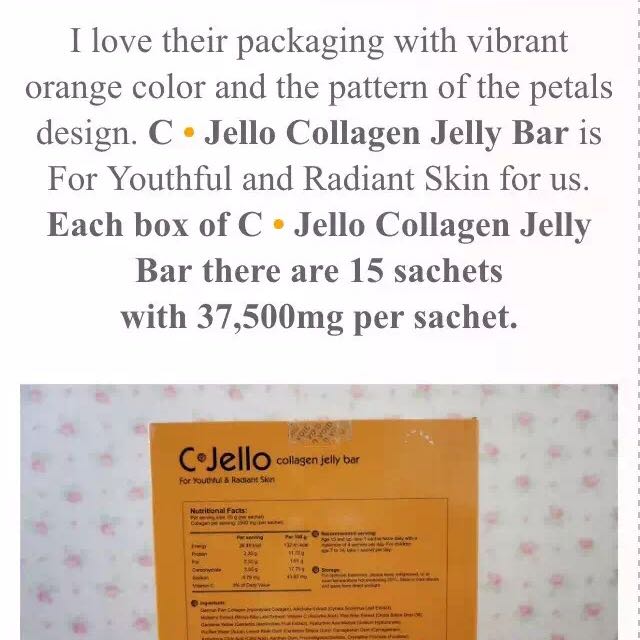 CJello Collagen Jelly Bar, Beauty & Personal Care, Face, Face Care on