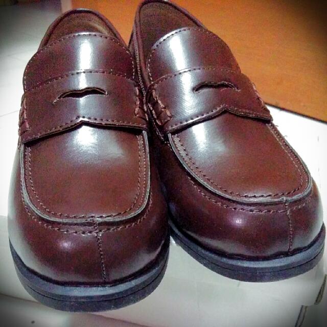 Japanese School Shoes/Loafers (Dark Brown), Hobbies & Toys, Memorabilia