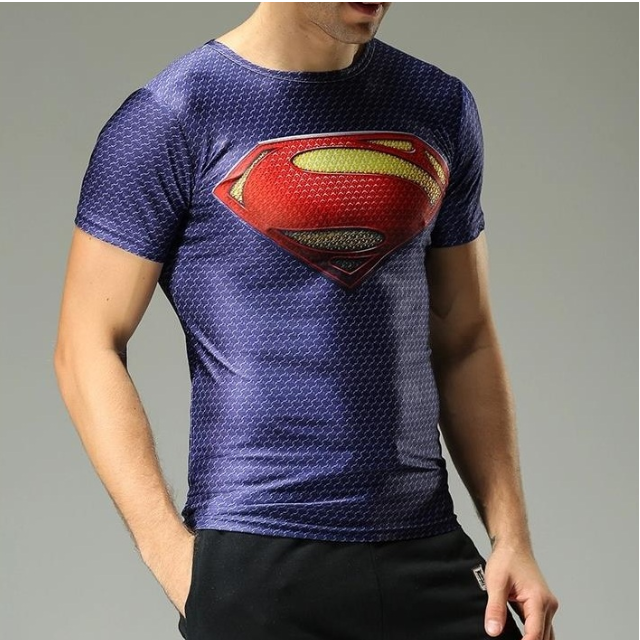 Man of sales steel compression shirt