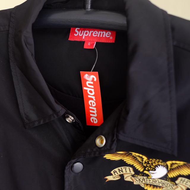 Supreme X Anti Hero Coach Jacket