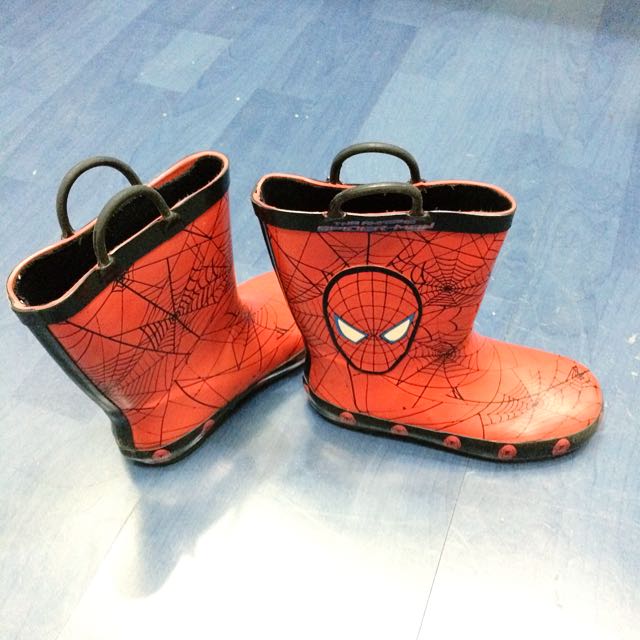 marvel spiderman rain boots