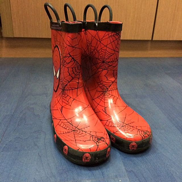 marvel spiderman rain boots