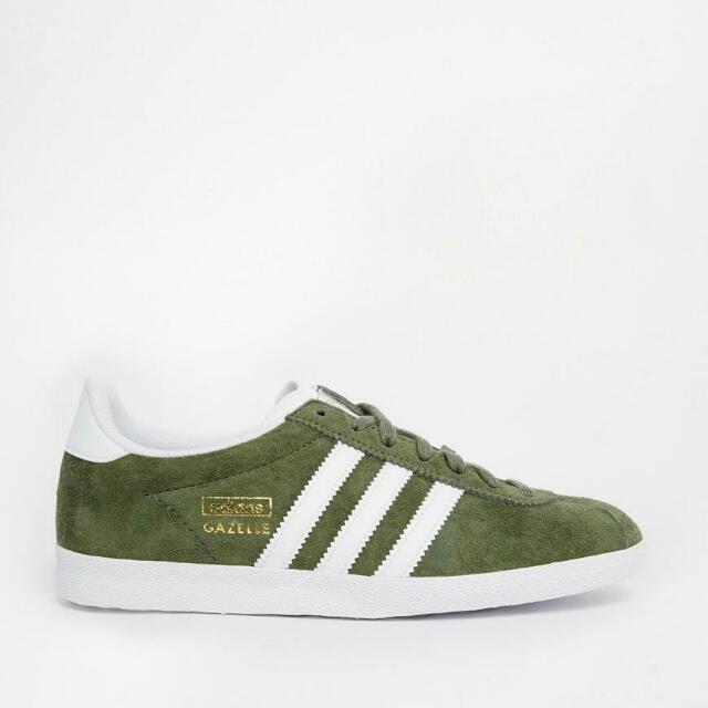 Adidas Gazelle Khaki White