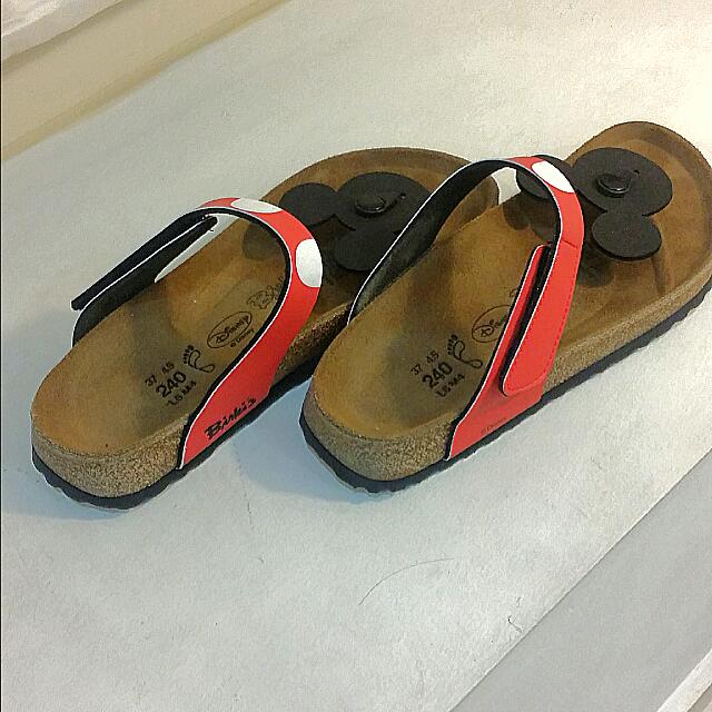 Birkenstock Birkis Birko Flor Tofino Mickey Head Original Bulletin Board Looking For On Carousell