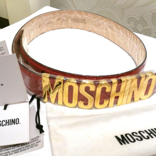 Authentic moschino belt new arrivals