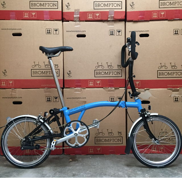 brompton arctic blue