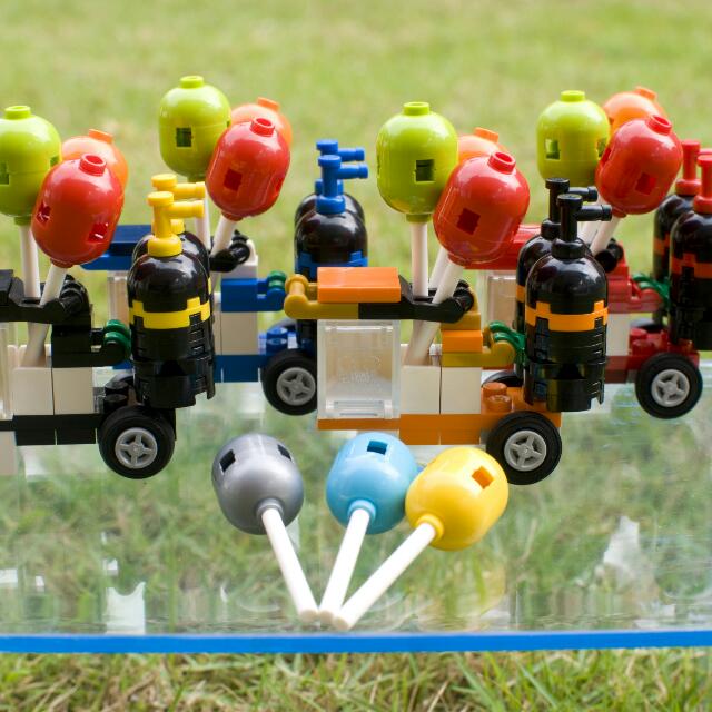 lego balloon cart