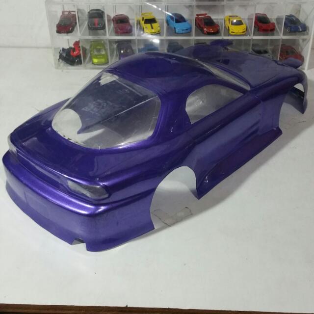 [SALE $55] Mazda RX7 1/10 RC Body Shell, Toys & Games on Carousell