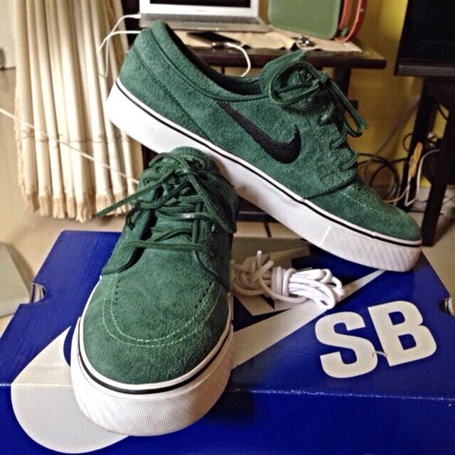 janoski green velvet