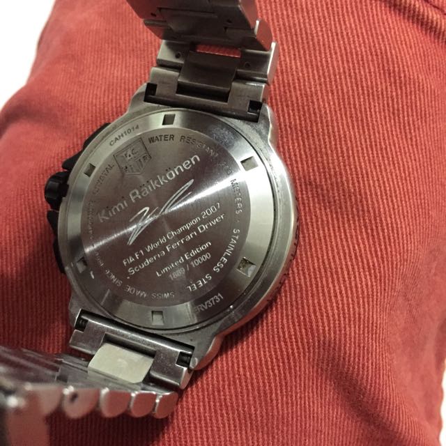 Tag Heuer Formula 1 Limited Edition Kimi Raikkonen Mens Watch Model CAH1014.BA0854 Luxury Watches on Carousell