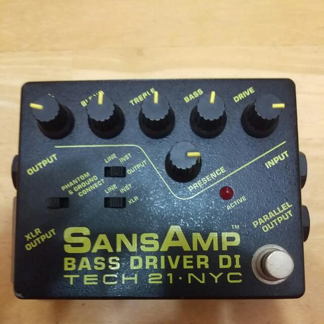 Tech 21 Sansamp Bass Driver DI, Hobbies & Toys, Music & Media 