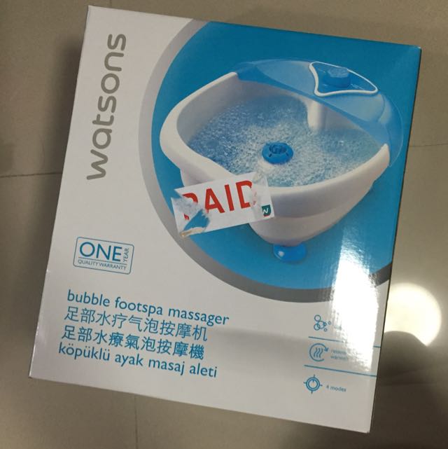 Watsons Bubble Foot spa Massager, Sports Equipment, Exercise & Fitness