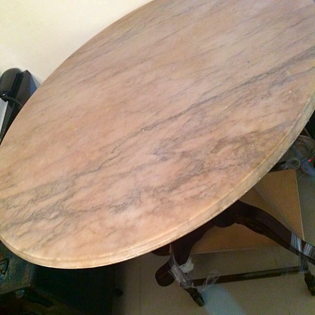 意大利云石桌子 Itallian Marble Table Furniture Home Living Kitchenware Tableware Coffee Tea Tableware On Carousell