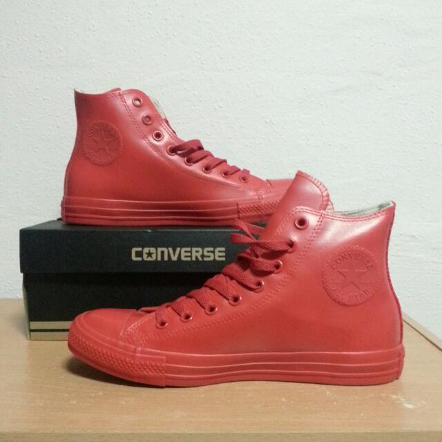 Red rubber converse online