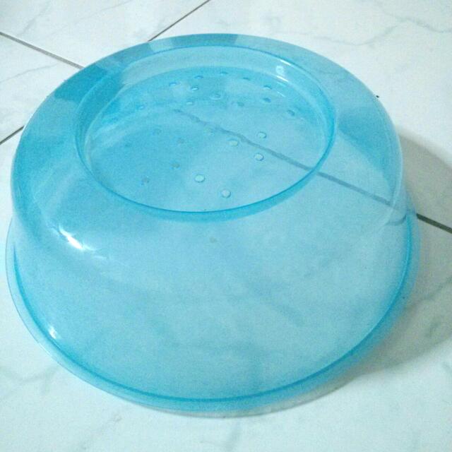 Prickig Blue Grey Microwave Lid Ikea