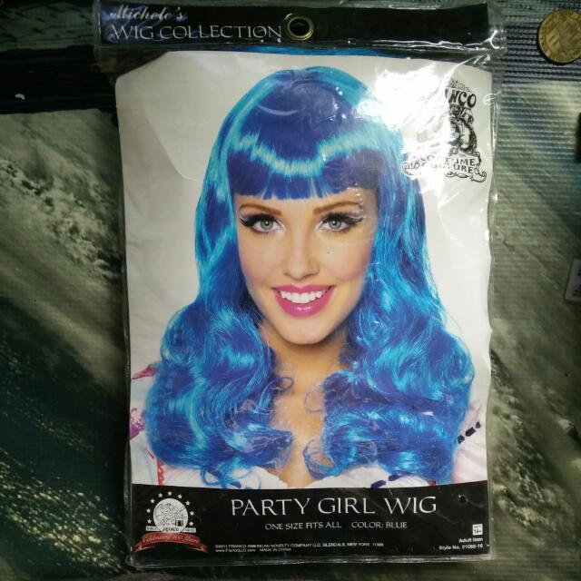 Blue wig deals katy perry