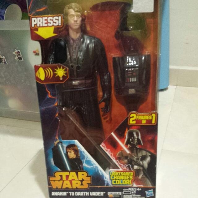 star wars anakin to darth vader figure