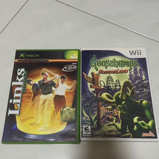 goosebumps wii