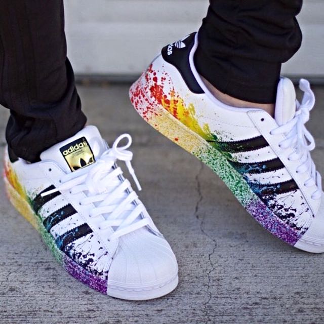 BNIB Adidas Superstar Pride Pack Men s Fashion Footwear Sneakers on Carousell
