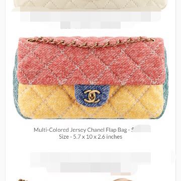 Chanel Multicolor Flap Bag 2015 Collection