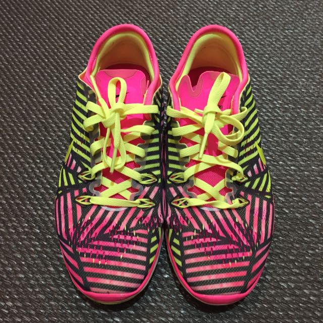 nike free tr fit 5 pink