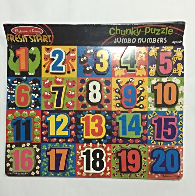 Jumbo numbers chunky puzzle new arrivals