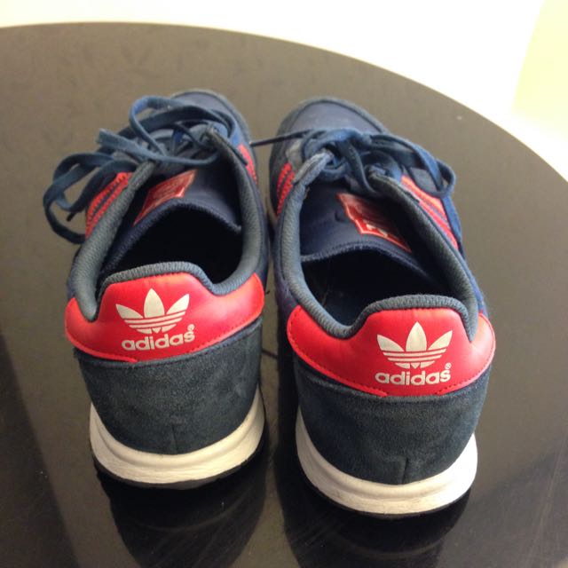 Size 9 US Original Adidas Shoes Red Blue Suave Men s Fashion
