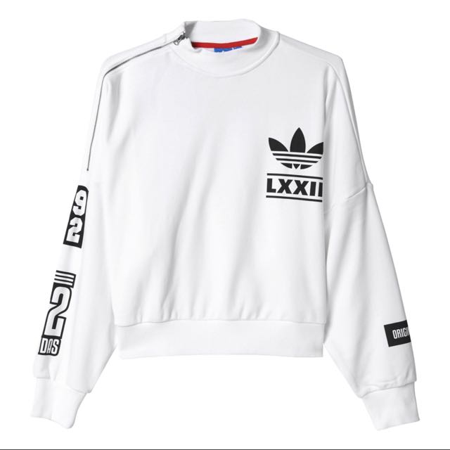 Adidas berlin trf sale logo crew sweater