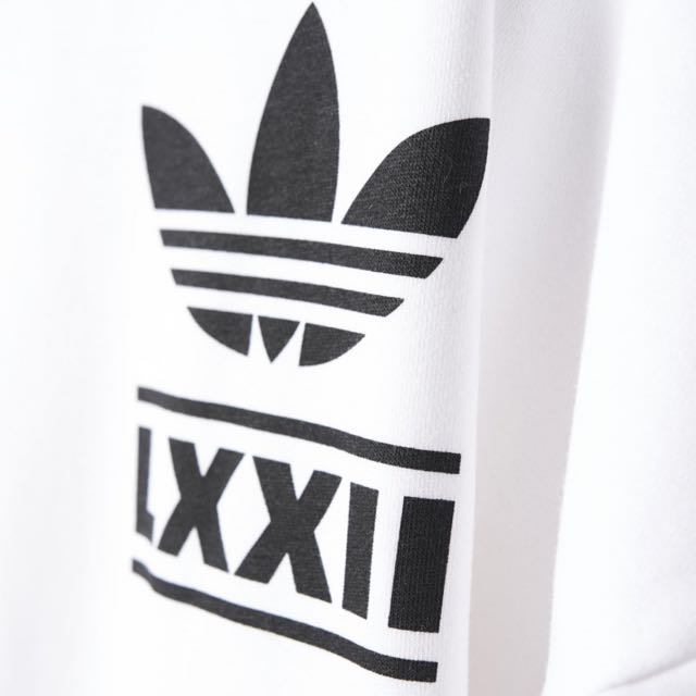 Adidas brln trf shop pullover weiß