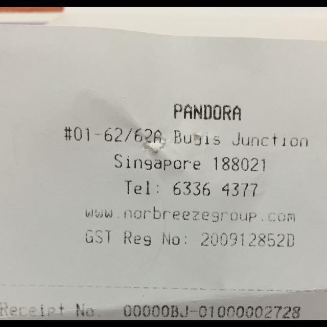 Bugis sales junction pandora