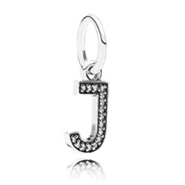 LETTER J PANDORA CHARM