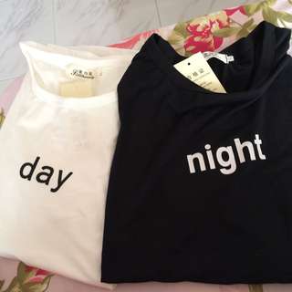 Couple Shirts, Day & night Tshirt- Tag is still on, never worn before..